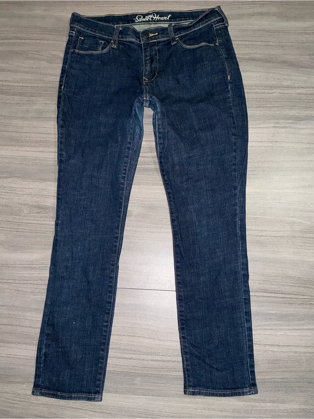 Old Navy The Sweetheart Skinny Jeans - Dark Rinse Wash, Size 8 Short